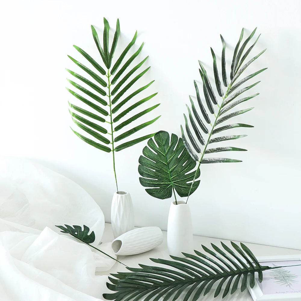 

12/20pcs Artificial Tropical Palm Leaves Simulation Leaf For Hawaiian Luau Party Jungle Beach Theme Party Decorations DIY Gifts
