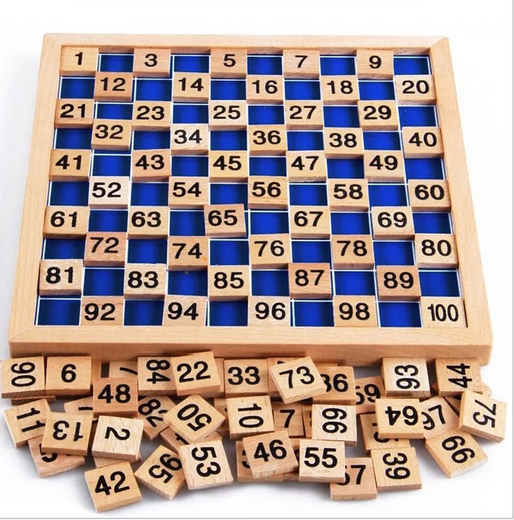 

Number 1 to 100 Kid Digital Sudoku Early Educational Toys Baby Mathematics Puzzle Digit Learning Education Child Wood Jigsaw Toy