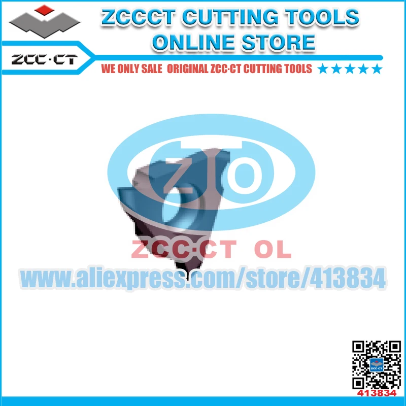 

ZCCCT carbide cutting tool turning inserts 10pcs QC16R080-R01 YBG205 + 10pcs QC16R200-R02 YBG205