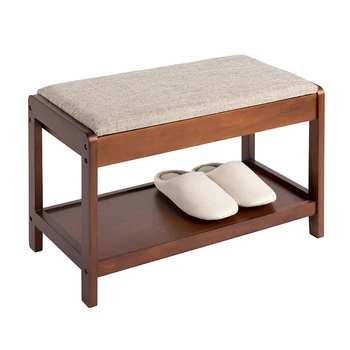 

Change shoes stool Nordic wood can sit shoes stool simple modern home door shoe storage stool