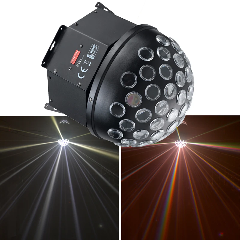 

Ballroom KTV rotating light skating rink dynamic cycling room lighting colorful LED stage Crystal magic ball