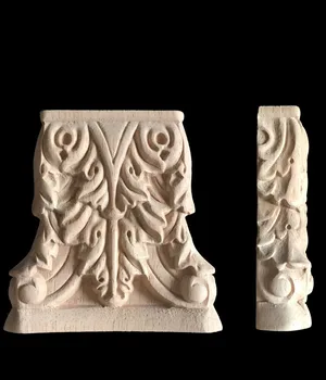 

New Hot Rome Wood Wardrobe Decorative Corbel Applique Stigma Carved Shavings Wedding Decoration Miniaturas Craft Home Decor