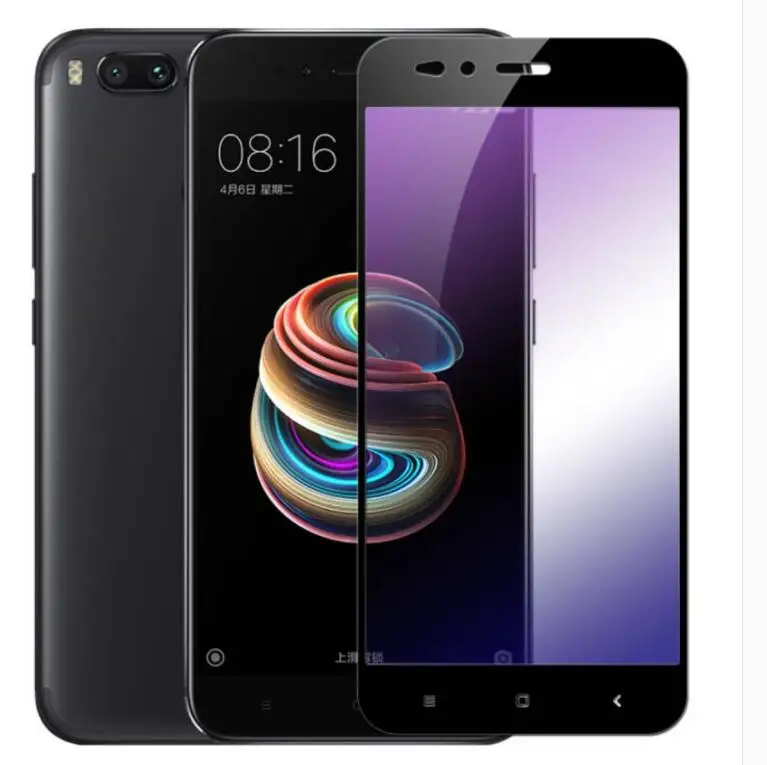 2 Pack 9 H полный Экран защитный закаленное Стекло для Xiaomi 5x Жесткий протектор Плёнки
