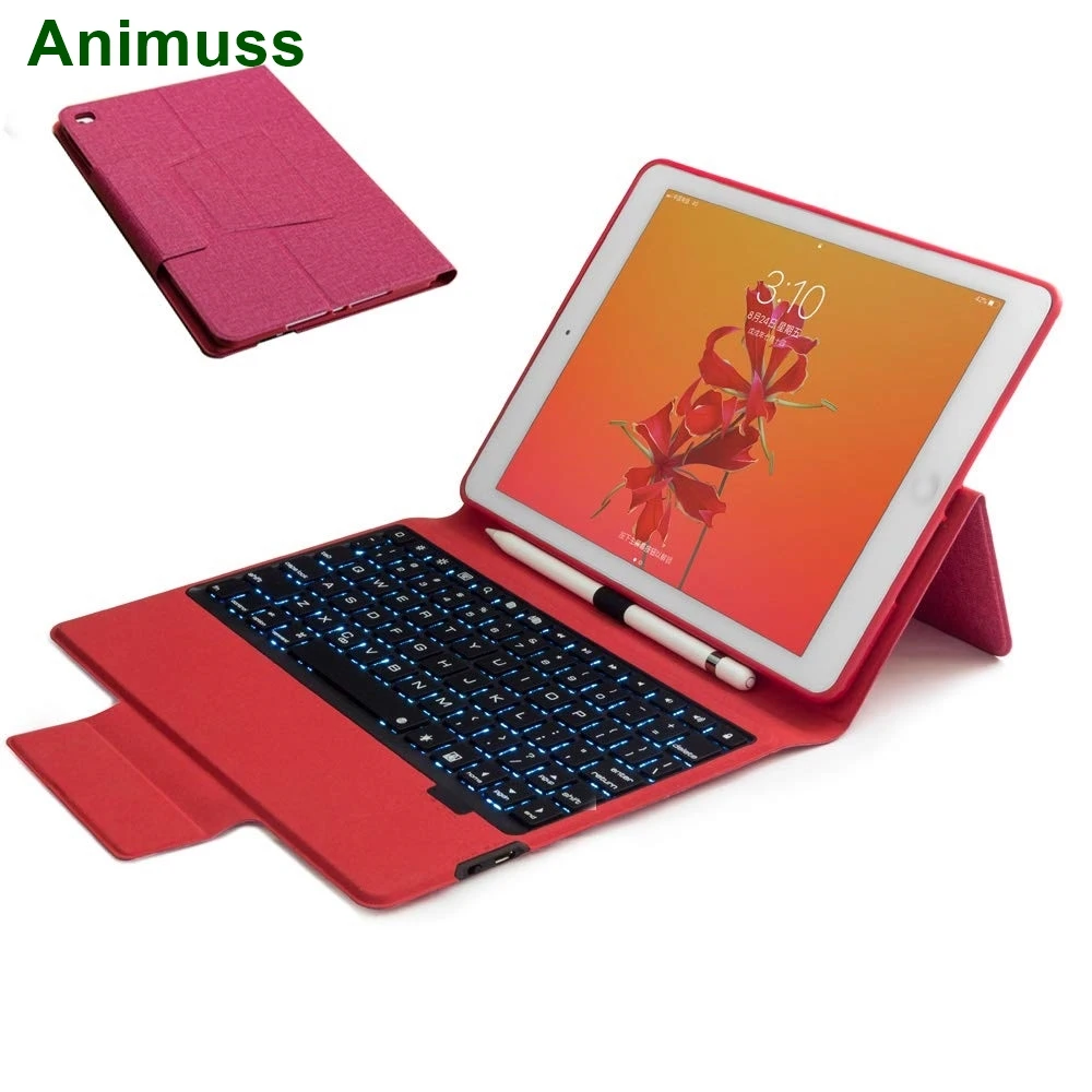

chinese ANIMUSS manufacturers backlight keyboard case for ipad pro 12.9