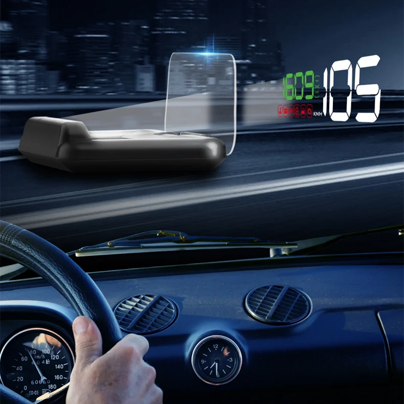 Новый цифровой измеритель скорости C500 OBD Автомобильный проектор Hud
