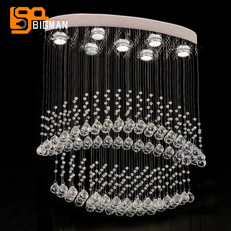 

new design modern crystal chandelier LED lamp contemporary crystal lights for home