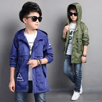 

Kids Toddler Boys Jacket Coat Hooded Jackets For Children Outerwear Clothing Spring Baby Boy Clothes Windbreaker Blazer