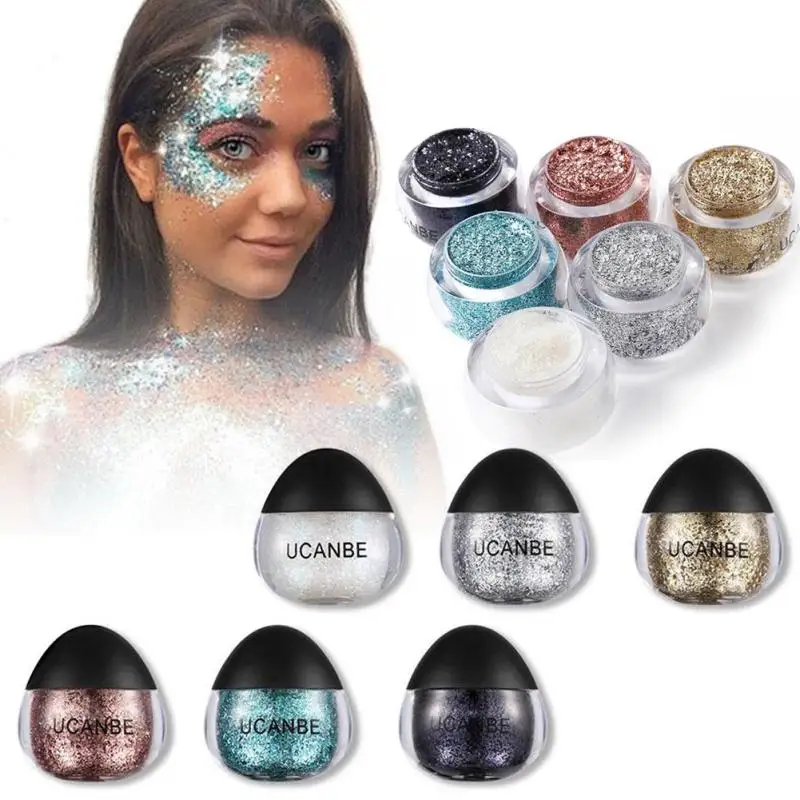 UCANBE Matte Natural Glitter Eyeshadow Shimmer Pigment Loose Powder