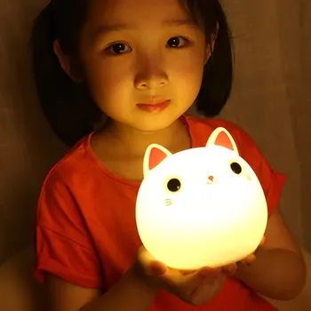 

1 Pc Night Light+1*USB Charging Cable+3*Rechargeable Battery Glow Party Supplies for Kids Badroom Decor Accessories