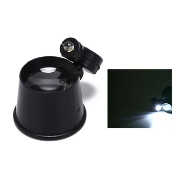 

10x Eye Loupe Magnifier Watchmaker Watch Repair Tool Hands Free Watch Repair Magnifier Headband ABS Acrylic Lens Metal