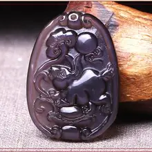 Год, 12 лунных год, настоящая новая световая точка bautec ледовая Подвеска из вулканического стекла