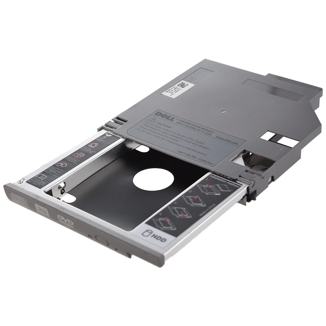 SATA 2-й жесткий диск HDD Bay Caddy адаптер для Dell Latitude D600 D610 D620 D630 серебристый