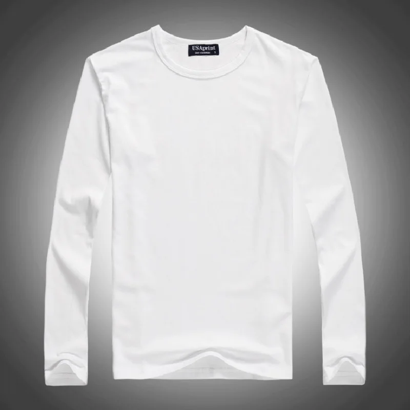Customized Baby Boys T-Shirts Long Sleeve Solid Print Children Tees Shirt Autumn 100% Cotton LOGO Girl Tops Personalized T Shirt 6