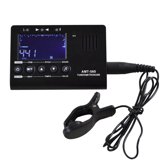 Tuner Electric Metronome Multifunction Microphone 3 In 1 For Guitar Violin Ukulele