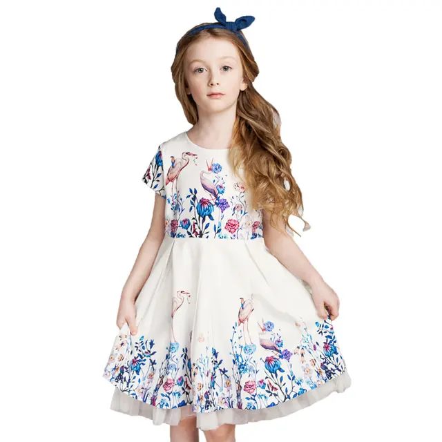 Aliexpress.com : Buy ChildDkivy 2 8 Year Girls Floral Dress Princess ...