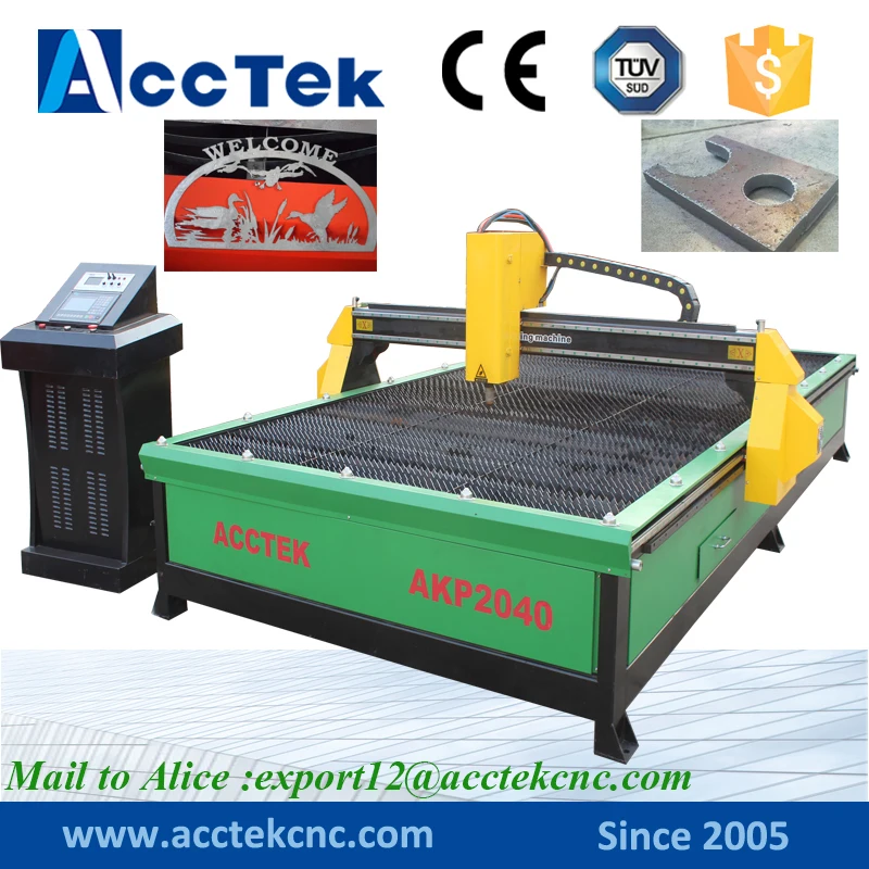 Cheap big size stainless steel metal plate cutting machine plasma