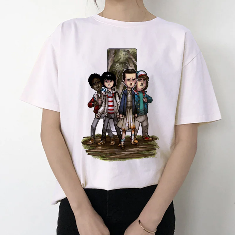 Странные вещи, 3 футболки, женская новая футболка, Eleven gothic, женская одежда, хип-хоп, femme, уличная, мультяшная, забавная, kawaii