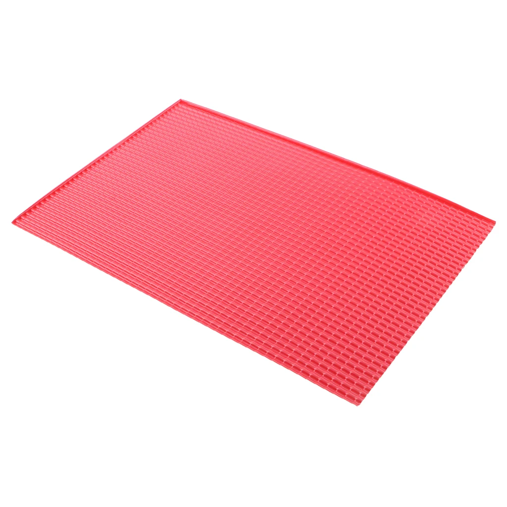 1/50 Scale PVC Roof Tile Sheets Model Building Material PVC for Railway Layout Architecture