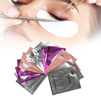 

200Pairs/lot Pillow for Eyelash Extension Under Eye Disposable Paper Patches for Eyelashes Lint-free Eye Tips Lash Sticker Wrap