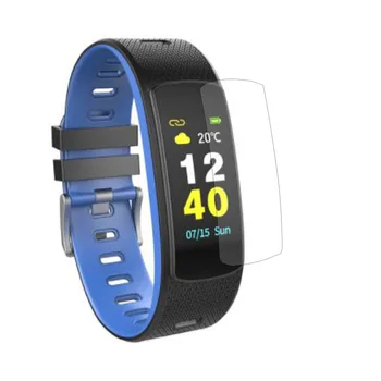 

2pcs Sport Band Soft TPU Clear Protective Film Guard For iwown i6 HR C HRc Bracelet Smart Wristband Full Screen Protector Cover