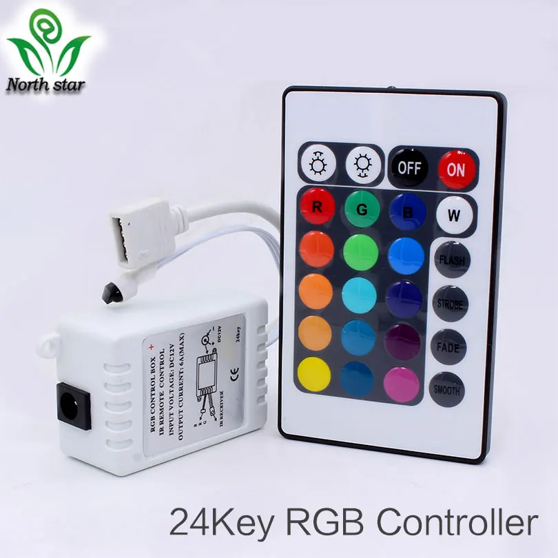 Светодиодная лента 2A US EU Plug адаптер питания AC 110 V-240 V к DC 12V пульт дистанционного управления IR 24Key 44Key для SMD 5050 3528 rgb Led