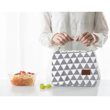 Термоизолированный Ланч-бокс, сумка-холодильник, сумка Bento, контейнер для ланча, переносная Холщовая Сумка для ланча, изоляционная посылка, сумка-тоут