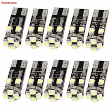 10 x pcs no érreur gratuit CANBUS 8 SMD Voiture Auto LED Lumière Ampoules BLANC W5 W T10 501 secondaires ampoules