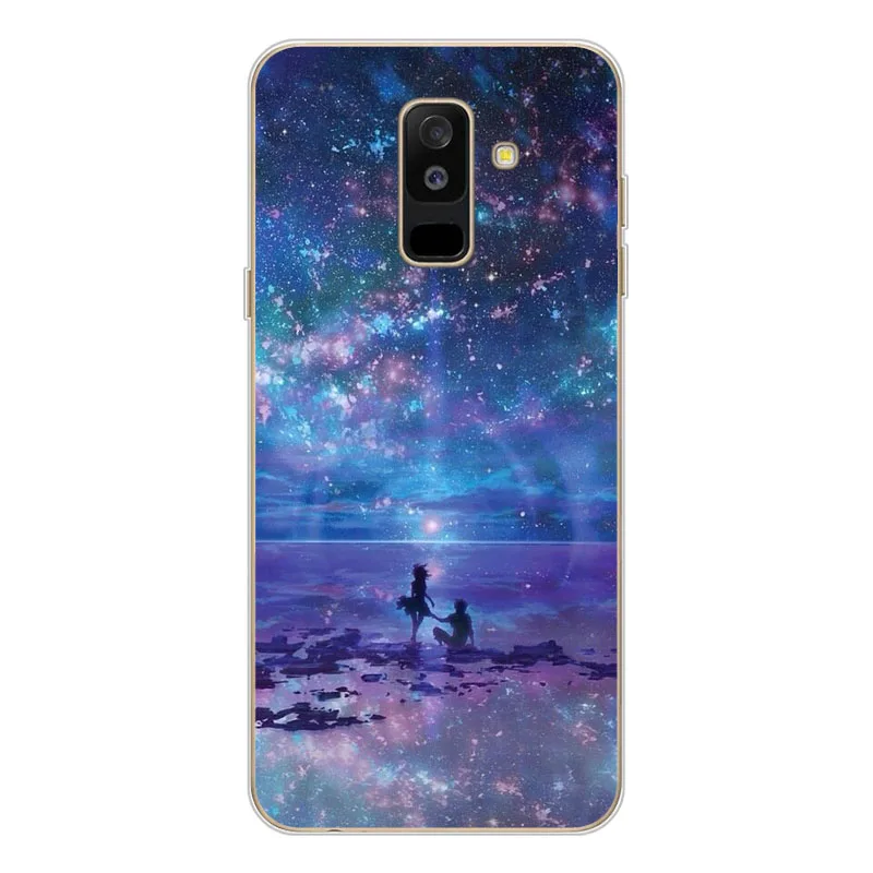 Чехлы Geruide para Для samsung Galaxy A6 plus a6+ Dual SIM pintado telefono caso samsung Galaxy A6 a6 - Цвет: RY-23