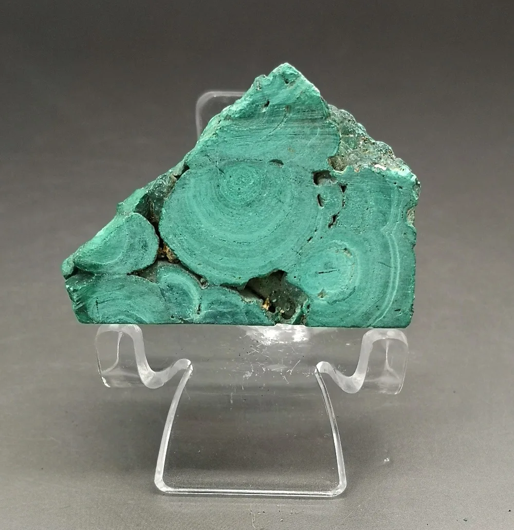 

66g Natural rare malachite mineral specimen green stone crystal teaching specimen collection from China