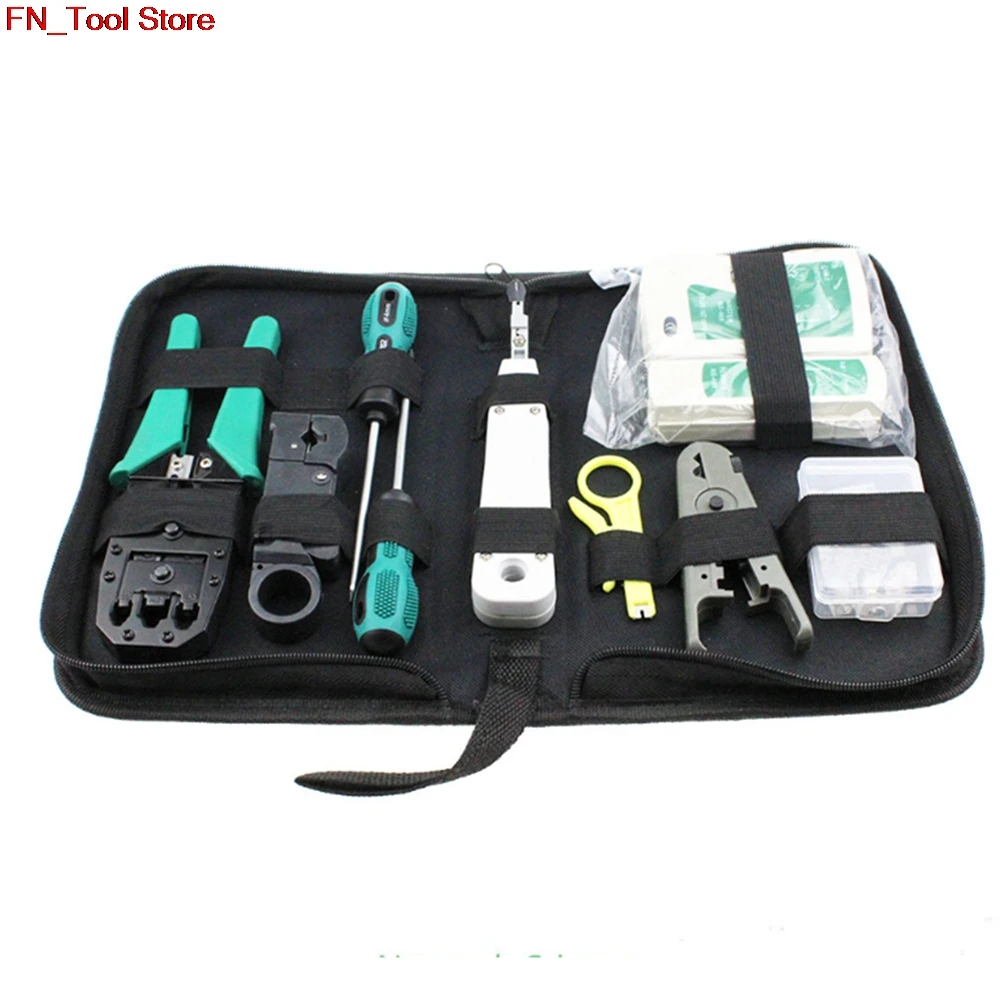 набор для обжима витой 5бит. набор инструментов для витой пары. набор инструментов rj-45. набор инструментов hyperline hl-ntk110. инструмент hyperline ht-15d.