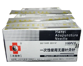 

free shipping 10 boxes hanyi acupuncture needle single use sterlize needle disposable acupuncture needle