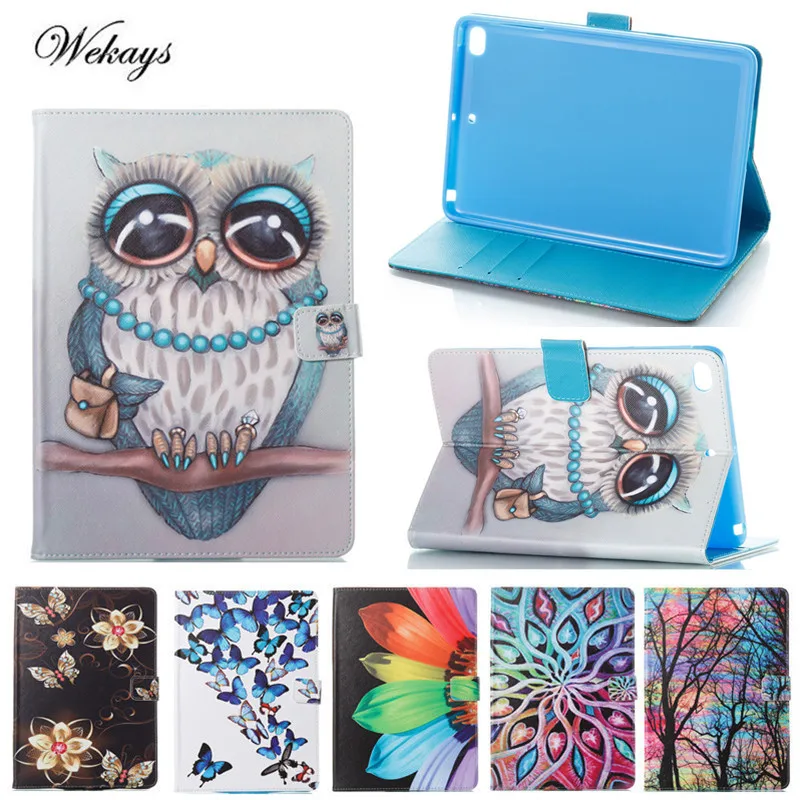 

Wekays For Apple IPad Mini 4 Cute Cartoon Owl Leather Fundas Case sFor Coque IPad Mini 4 Mini4 Tablet Cover For IPad Mini 4 Case