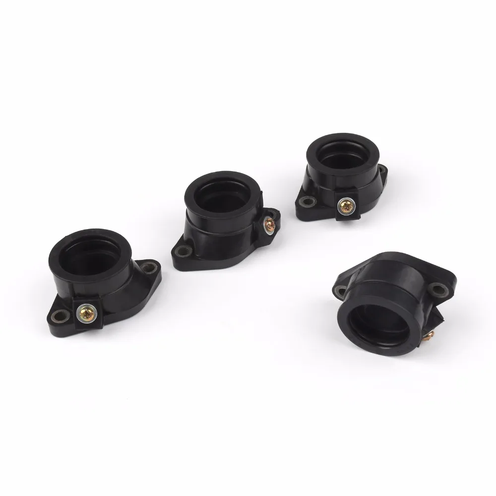 

Areyourshop Motorcycle Carburetor Adapter Interface Glue For Yamaha FZR250 FZR250R 1989-1994 4 PCS Black Motorbike Styling Glue