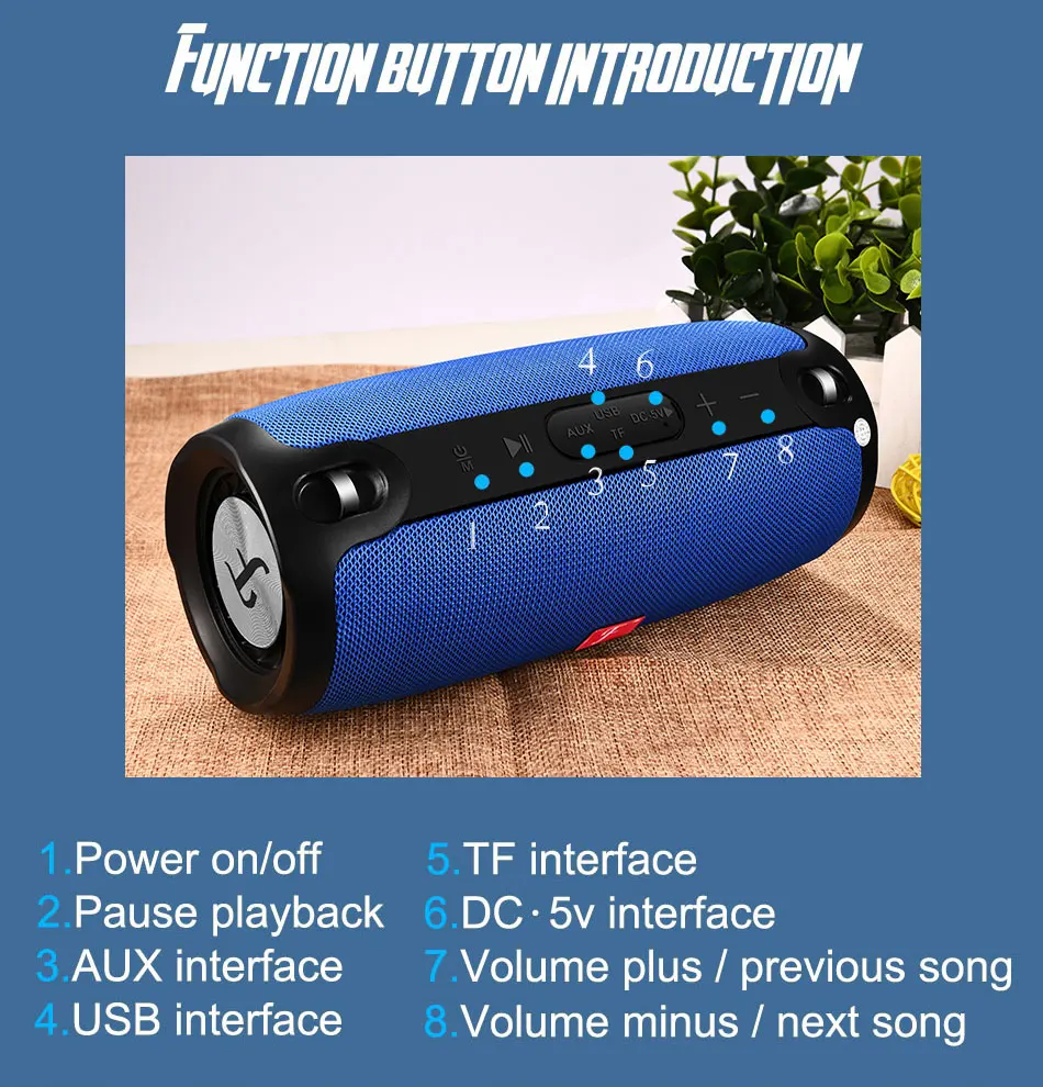 LIGE Мини Портативный беспроводной Bluetooth динамик стерео динамик телефон радио музыка сабвуфер Колонка s для компьютера с TF FM