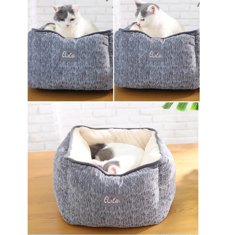 Спальный мешок для кошек, мягкая подстилка для маленьких собак, Met House