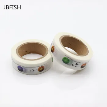 

JBFISH Halloween Pumpkin Washi Tape Japanese Stationery 1.5*10meter Kawaii Masking Tape 8022
