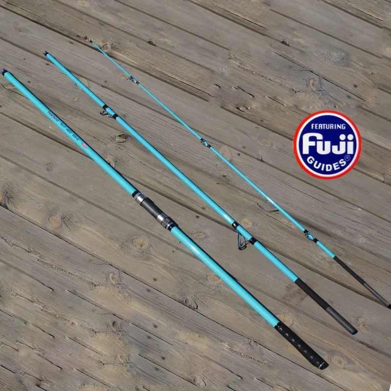 

wholesale 2pcs/pack 4.2M 3sections high carbon fiber beach long casting surf carp rod