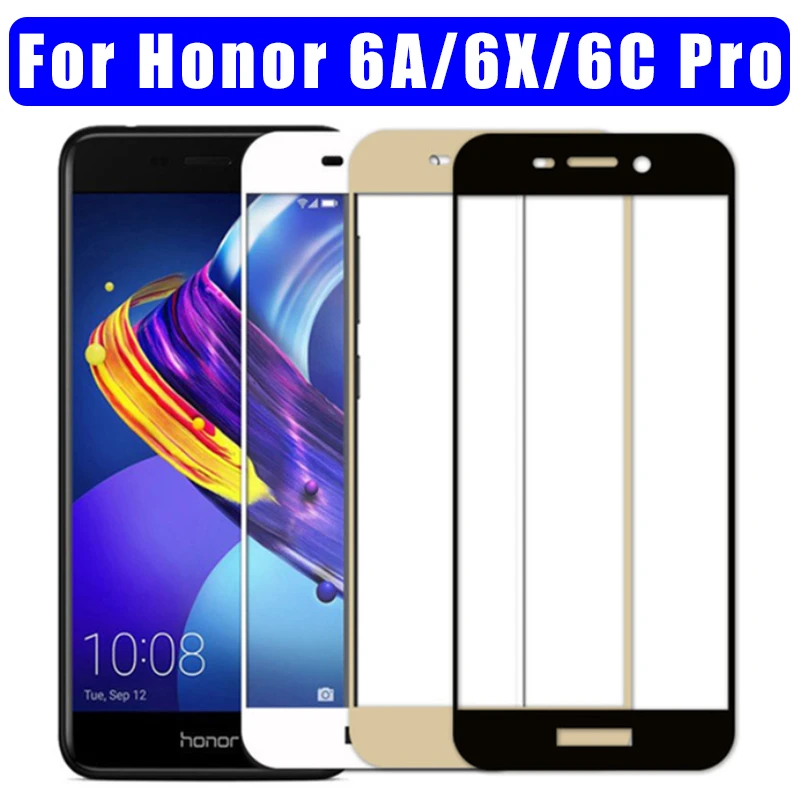 CUSKING Screen Protector for Huawei Honor 6A Easy Installation HD Crystal Clear Anti Scratch Tempered Glass Screen Protector for Huawei Honor 6A 2 Pack 
