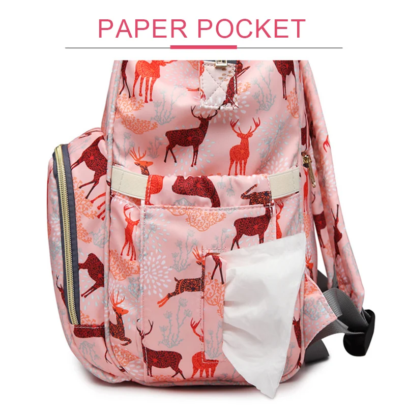 Baby Diaper Bag For Stroller Travel Mummy Maternity Backpack Waterproof Nappy Changing Bags Large Capacity Nursing Wet Bag (12)