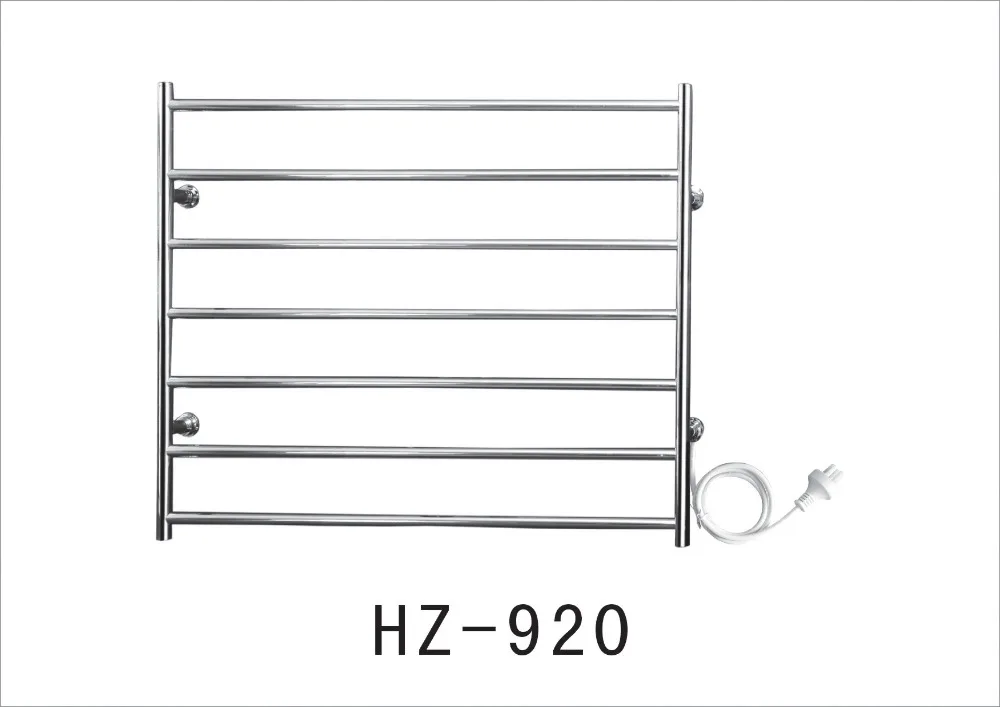 Широкая хромированная отделка с подогревом полотенцесушитель подогреватель скрытый/открытая проводка электрическое Полотенце радиатор полотенцесушитель HZ-920A