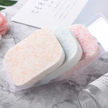 Три цвета глубокая чистка утолщенная прочная натуральная Очищающая губка