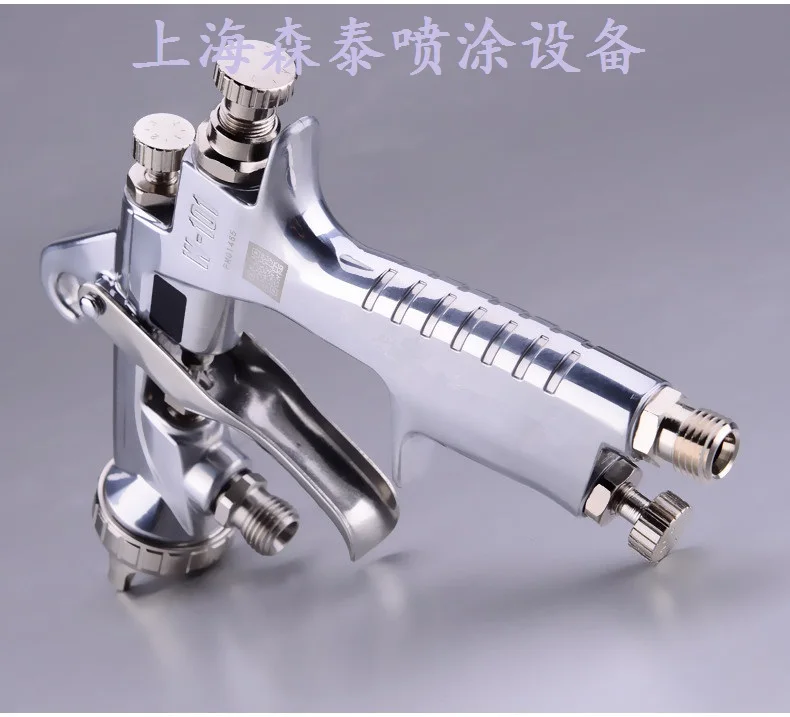 Free Ship HVLP 101 painting spray gun Gavity feed 0.8/1.0/1.3/1.5/1.8 H2 air cap nozzle with 400 cup
