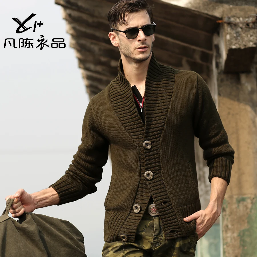 2013 mens military uniform Needle cotton sweater knit