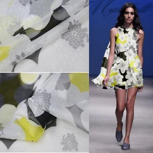 Шелк ткань шелк Joe пряжа Летняя мода платье ткань