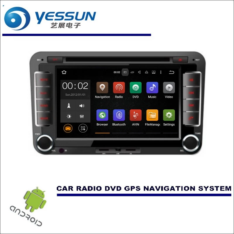 

YESSUN Car Multimedia Navigation System For Volkswagen VW Bora 2013~2017 CD DVD GPS Player Navi Radio Stereo HD Wince / Android