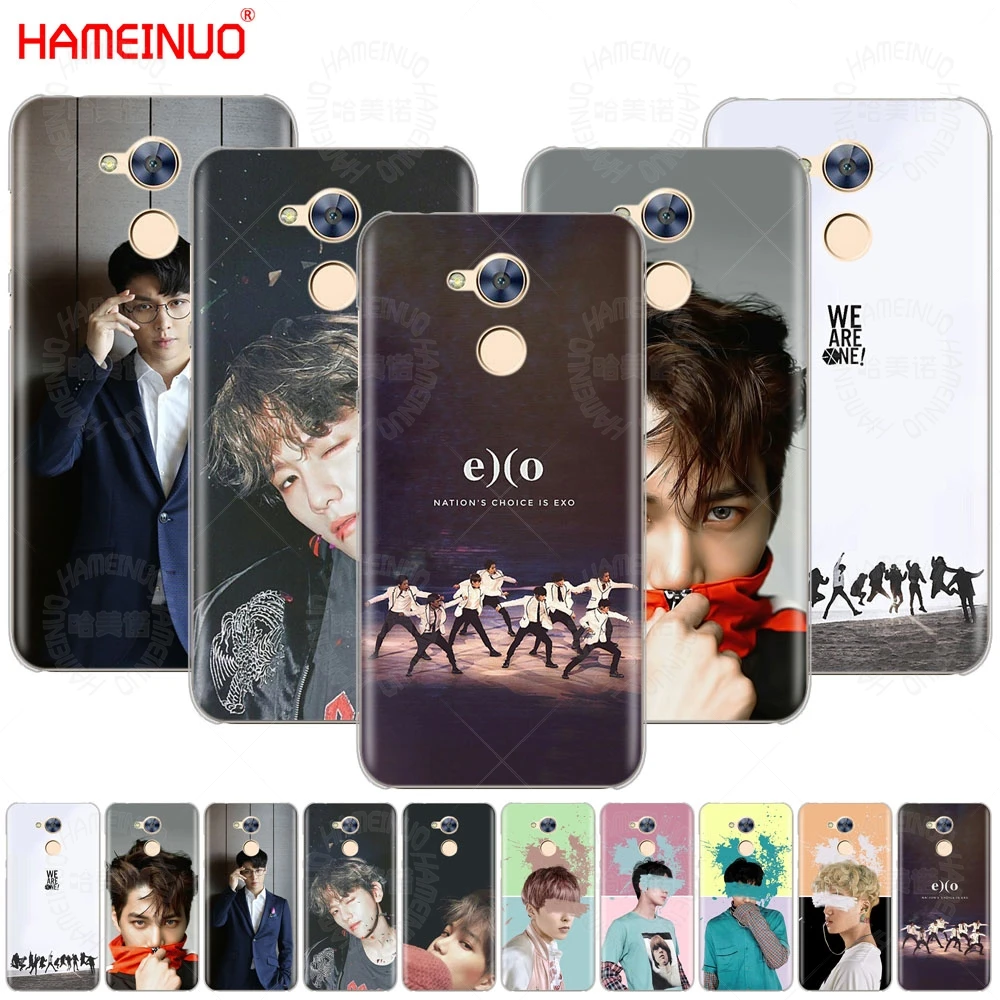 

HAMEINUO EXO BaekHyun XIUMIN LAY Cover phone Case for Huawei Honor 10 V10 4A 5A 6A 7A 6C 6X 7X 8 9 LITE