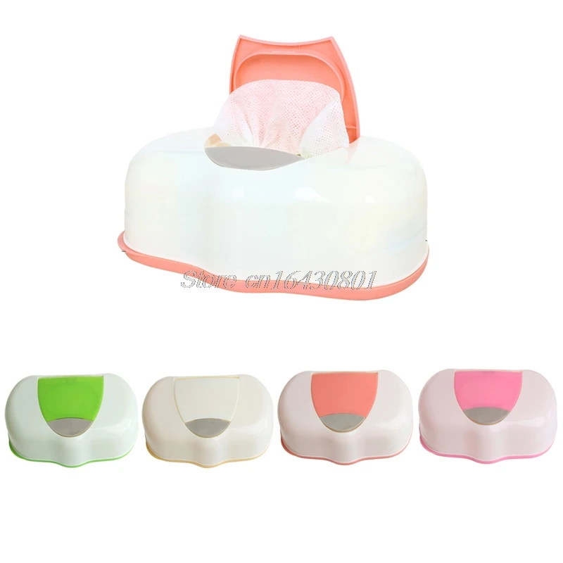 

Plastic Wet Wipes Storage Case Box Paper Holders Refillable Container 80 Sheets S08 Drop ship