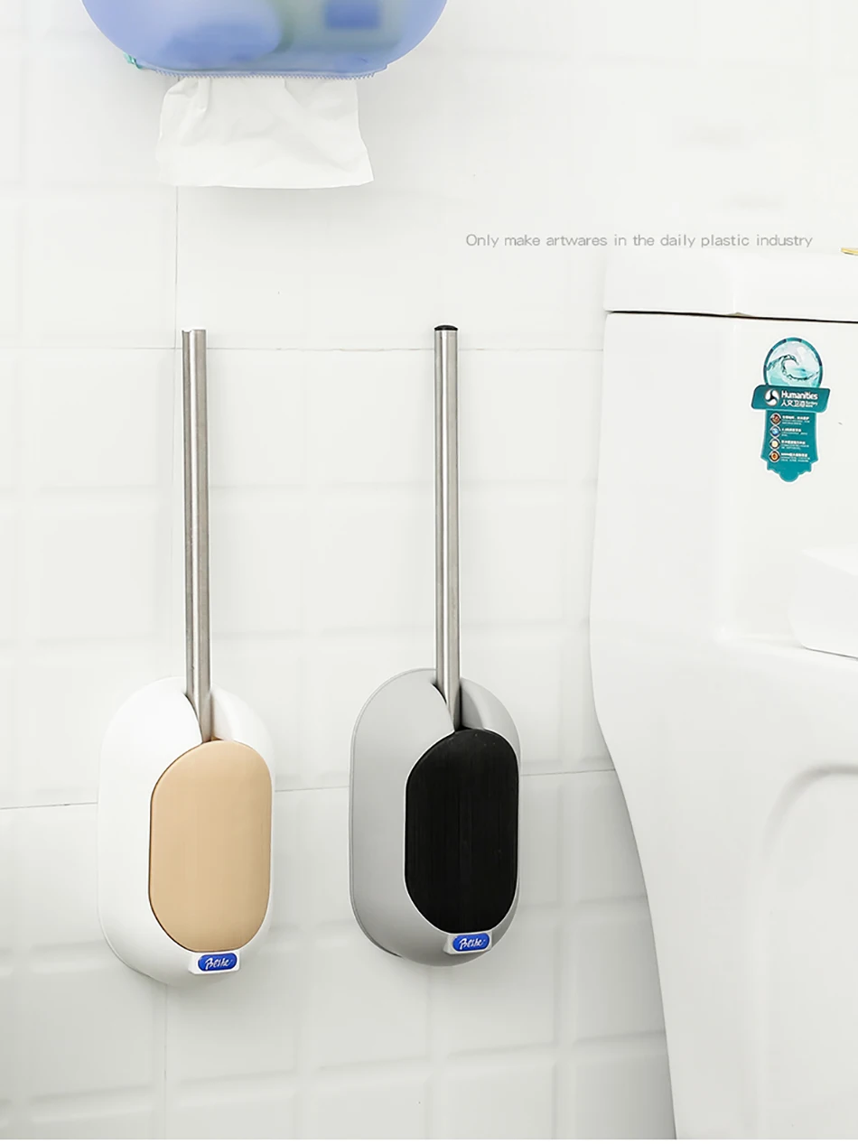 BAISPO креативная настенная щетка для туалета, бытовой инструмент для чистки ванной комнаты, щетка для чистки нержавеющей стали, аксессуары для ванной комнаты