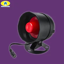 Золотая Беспроводная автономная сирена, домашняя сигнализация, охранная сигнализация, громкий звук, сирена для домашней системы безопасности