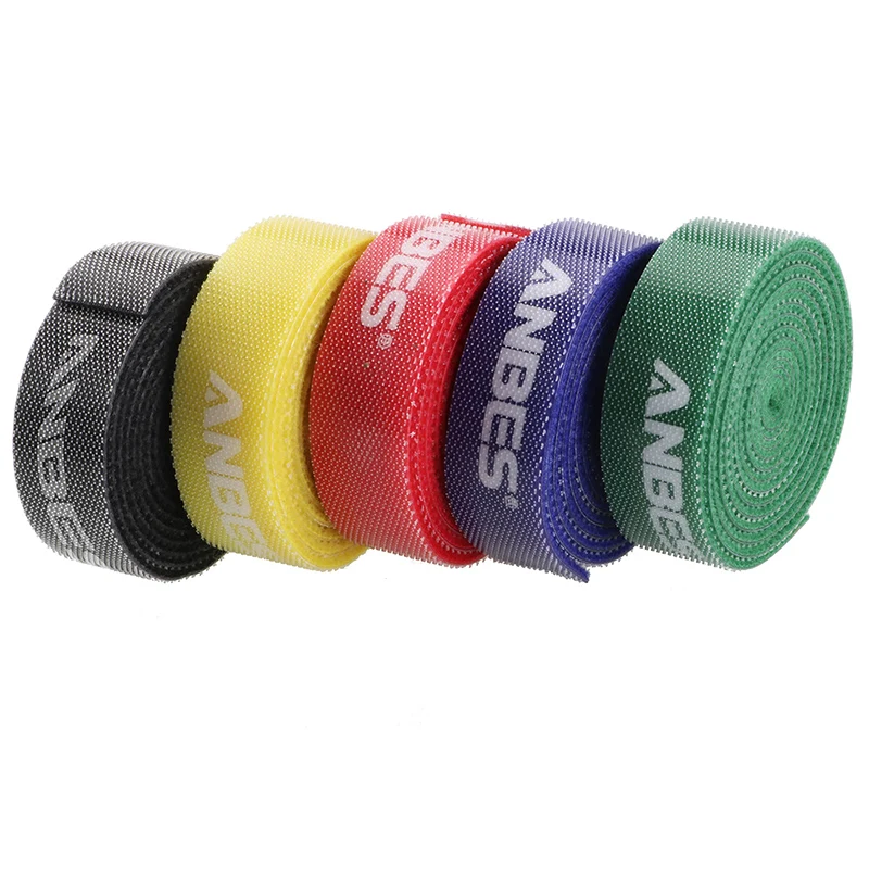 

ANBES Magic Cable Ties Magic PC TV Computer 100cm*15mm Wire Cable Ties Organizer Maker Holder Management Straps/Tie Magic Tapes